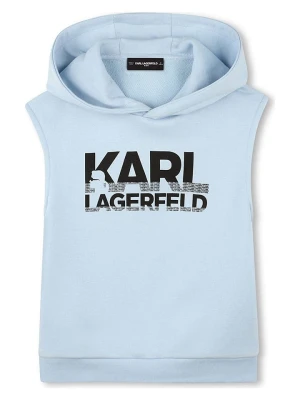 Karl Lagerfeld Kids Bluza w kolorze błękitnym rozmiar: 164