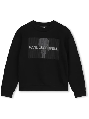 Karl Lagerfeld Kids Bluza w kolorze czarnym rozmiar: 164