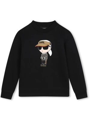 Karl Lagerfeld Kids Bluza w kolorze czarnym rozmiar: 164