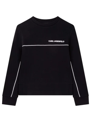 Karl Lagerfeld Kids Bluza w kolorze czarnym rozmiar: 176