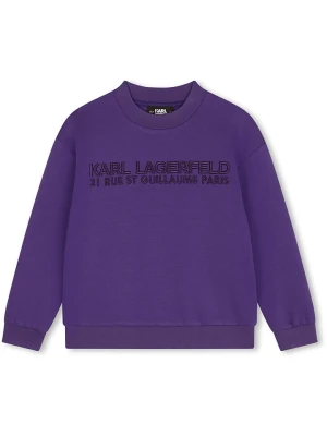 Karl Lagerfeld Kids Bluza w kolorze fioletowym rozmiar: 176