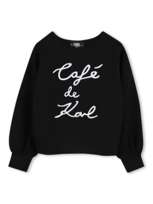 Karl Lagerfeld Kids Bluza Z30473 D Czarny Regular Fit