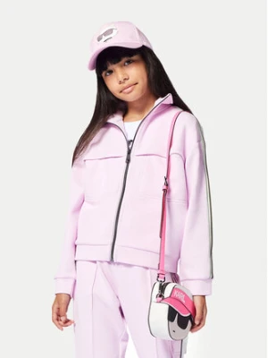 Karl Lagerfeld Kids Bluza Z30483 D Różowy Regular Fit