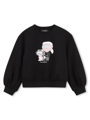 Karl Lagerfeld Kids Bluza Z31318 D Czarny Regular Fit