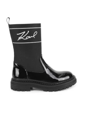 Karl Lagerfeld Kids Botki Z19114 S Czarny