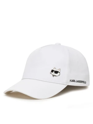 Karl Lagerfeld Kids Czapka z daszkiem Z31196 M Biały