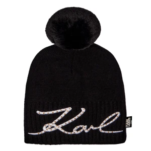 Karl Lagerfeld Kids Czapka | z dodatkiem kaszmiru