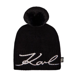 Karl Lagerfeld Kids Czapka | z dodatkiem kaszmiru