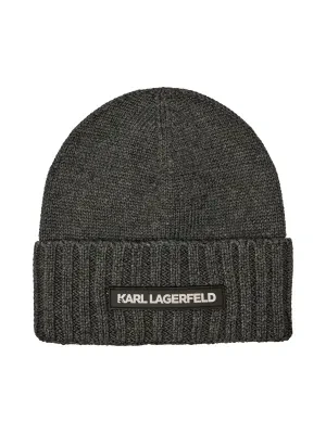 Karl Lagerfeld Kids Czapka | z dodatkiem wełny