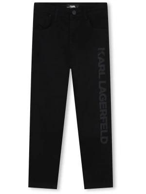 Karl Lagerfeld Kids Dżinsy - Slim fit - w kolorze czarnym rozmiar: 128