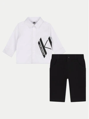 Zdjęcie produktu Karl Lagerfeld Kids Komplet koszula i spodnie materiałowe Z30294 M Kolorowy Regular Fit