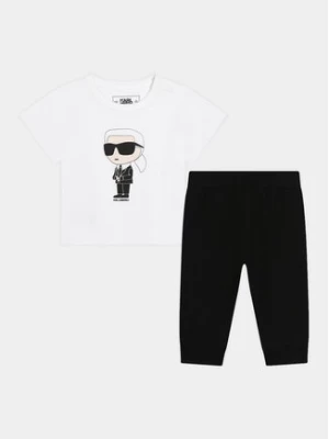 Karl Lagerfeld Kids Komplet t-shirt i legginsy Z30134 M Kolorowy Regular Fit