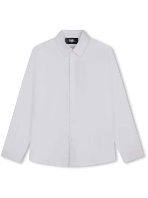 Karl Lagerfeld Kids Koszula w kolorze białym rozmiar: 128