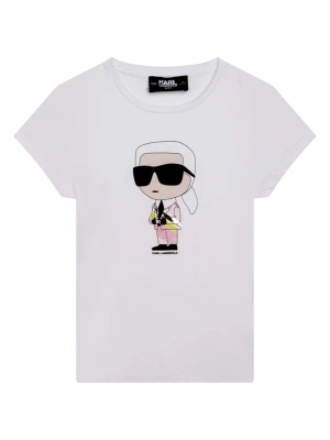 Karl Lagerfeld Kids Koszulka w kolorze białym rozmiar: 152