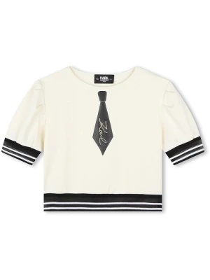 Karl Lagerfeld Kids Koszulka w kolorze białym rozmiar: 176