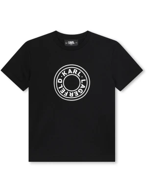 Karl Lagerfeld Kids Koszulka w kolorze czarnym rozmiar: 176