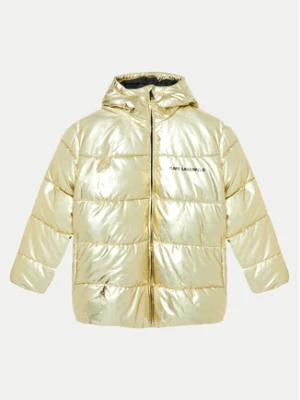 Karl Lagerfeld Kids Kurtka zimowa Z30234 D Złoty Regular Fit