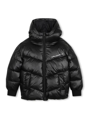 Karl Lagerfeld Kids Kurtka zimowa Z31354 D Czarny Regular Fit