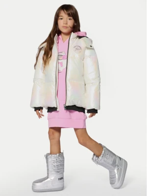 Karl Lagerfeld Kids Kurtka zimowa Z31357 D Biały Regular Fit