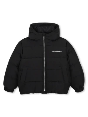 Karl Lagerfeld Kids Kurtka zimowa Z31393 M Czarny Regular Fit