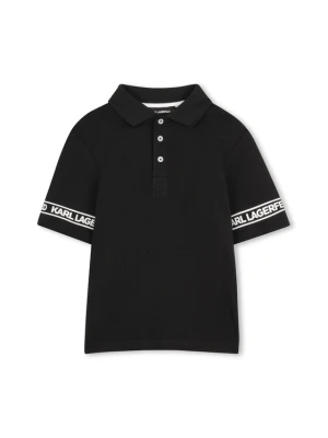 Karl Lagerfeld Kids Polo Z31099 S Czarny Regular Fit