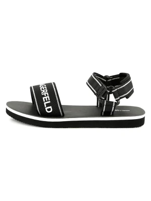 Karl Lagerfeld Kids Sandały w kolorze czarno-białym rozmiar: 36