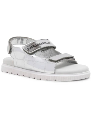 Karl Lagerfeld Kids Sandały | z dodatkiem skóry