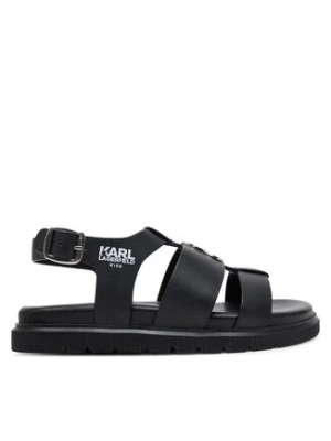 Karl Lagerfeld Kids Sandały Z30372 M Czarny