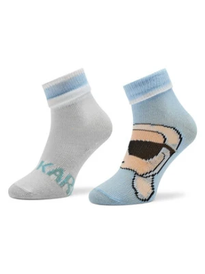 Karl Lagerfeld Kids Skarpety długie Z90047 Niebieski