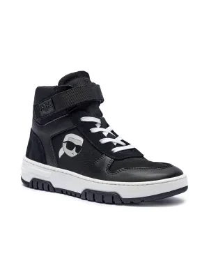 Karl Lagerfeld Kids Skórzane sneakersy