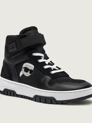 Karl Lagerfeld Kids Skórzane sneakersy