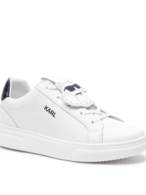 Karl Lagerfeld Kids Skórzane sneakersy