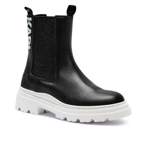 Karl Lagerfeld Kids Skórzane sztyblety
