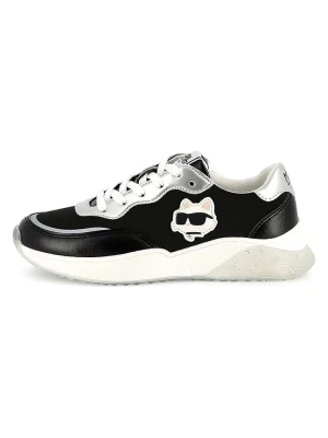 Karl Lagerfeld Kids Sneakersy w kolorze czarno-białym rozmiar: 36