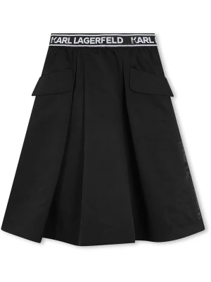 Karl Lagerfeld Kids Spódnica w kolorze czarnym rozmiar: 128
