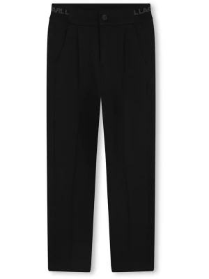 Karl Lagerfeld Kids Spodnie dresowe w kolorze czarnym rozmiar: 128