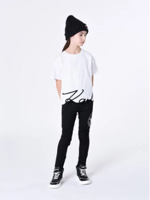 Karl Lagerfeld Kids Spodnie dresowe Z14216 D Czarny Regular Fit