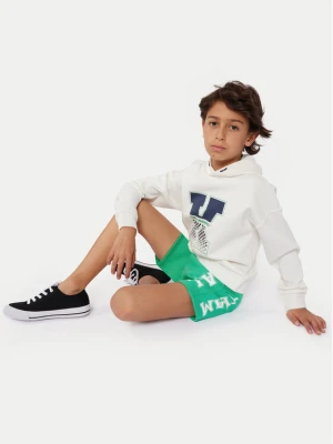 Karl Lagerfeld Kids Szorty sportowe Z30025 S Zielony Regular Fit