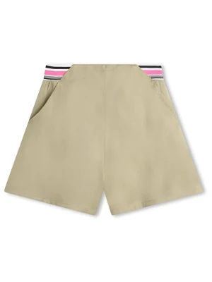 Karl Lagerfeld Kids Szorty w kolorze oliwkowo-jasnoróżowym rozmiar: 164