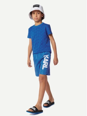 Karl Lagerfeld Kids T-Shirt Z30036 D Niebieski Regular Fit