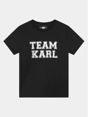 Karl Lagerfeld Kids T-Shirt Z30049 D Czarny Regular Fit