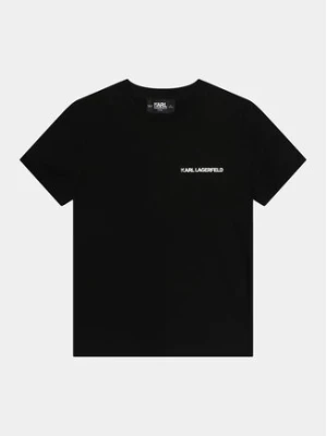 Karl Lagerfeld Kids T-Shirt Z30055 D Czarny Regular Fit