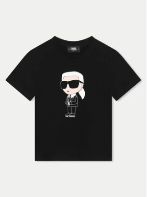 Karl Lagerfeld Kids T-Shirt Z30240 M Czarny Regular Fit