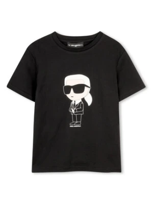 Karl Lagerfeld Kids T-Shirt Z31096 D Czarny Regular Fit