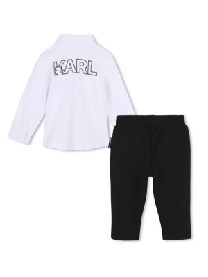 Karl Lagerfeld Kids Zestaw dla niemowląt Z31486 S Biały Regular Fit