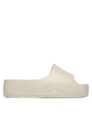 KARL LAGERFELD Klapki Kobo II KL86048F Écru Kremowy