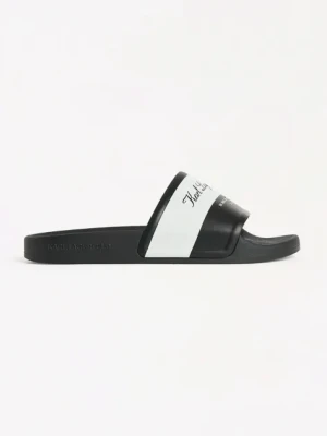 Karl Lagerfeld klapki KONDO 2.0 damskie kolor czarny KL80923