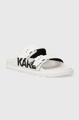 Karl Lagerfeld klapki KONDO TRED damskie kolor biały KL80978