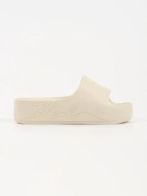 Karl Lagerfeld klapki na platformie damskie Kobo Ii