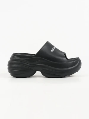 Karl Lagerfeld klapki na platformie damskie Kontour Slide